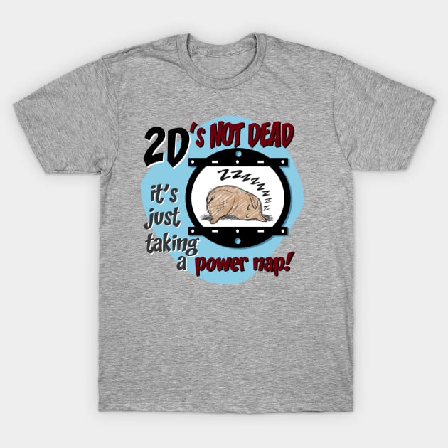 2D's Not Dead T-Shirt by TomBancroft